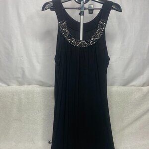 Candy Rain – Woman –  Shoulder Strap Dress – Black  – Plus size 3x